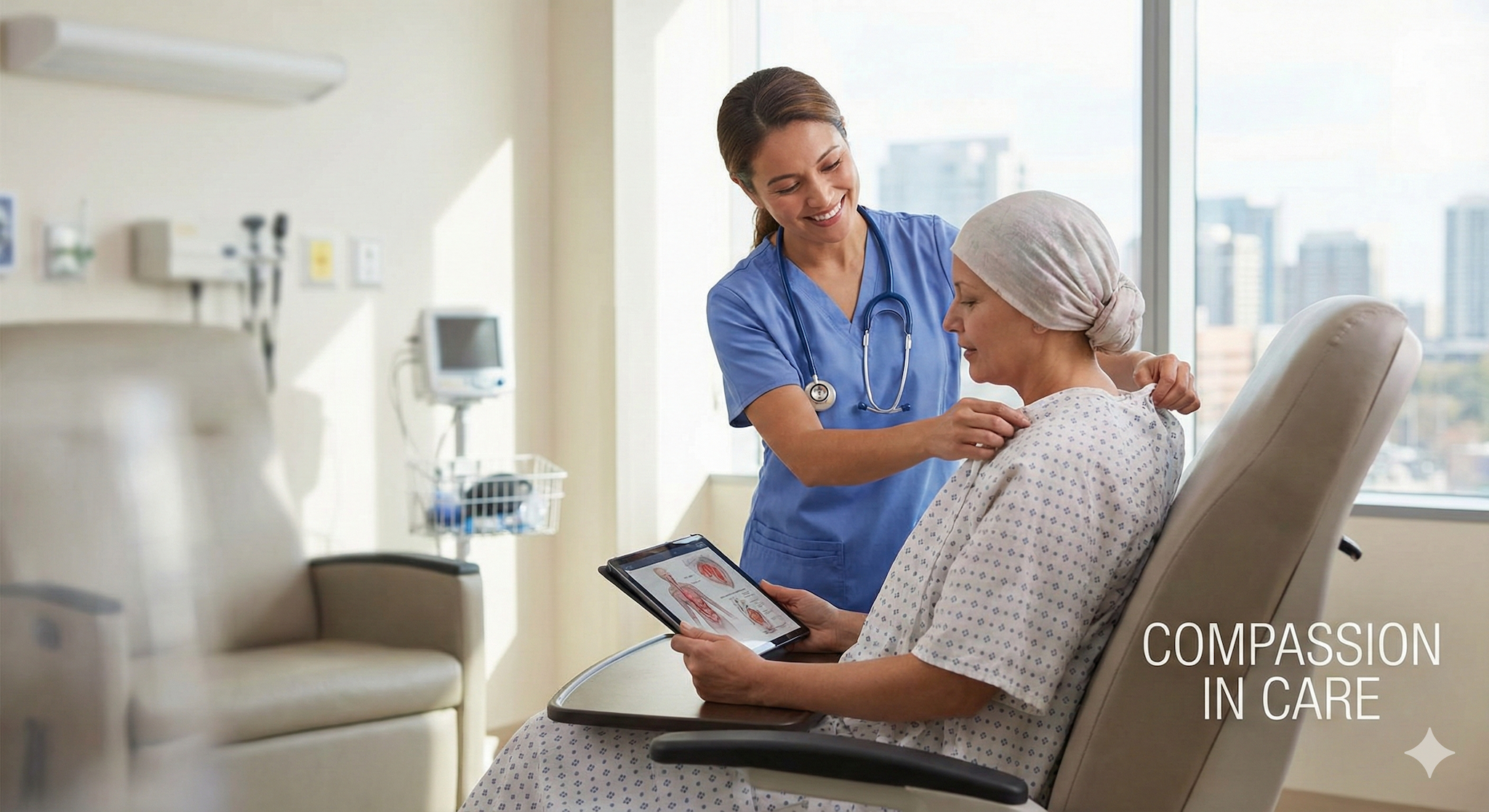 An image of doctors smiling in an approachable manner